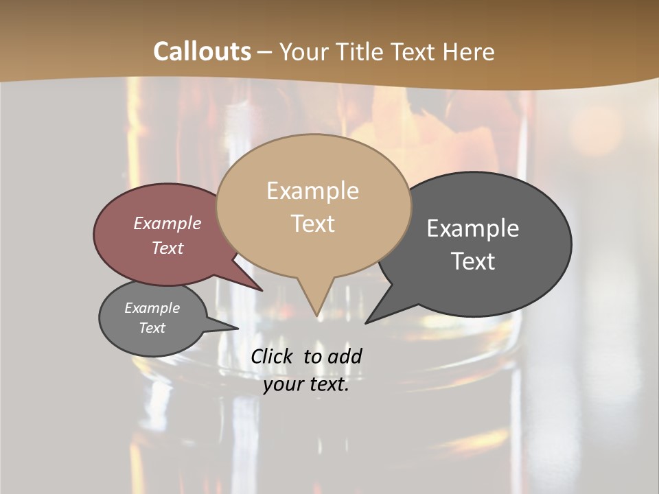 Vibrant Alcoholic Orange PowerPoint Template