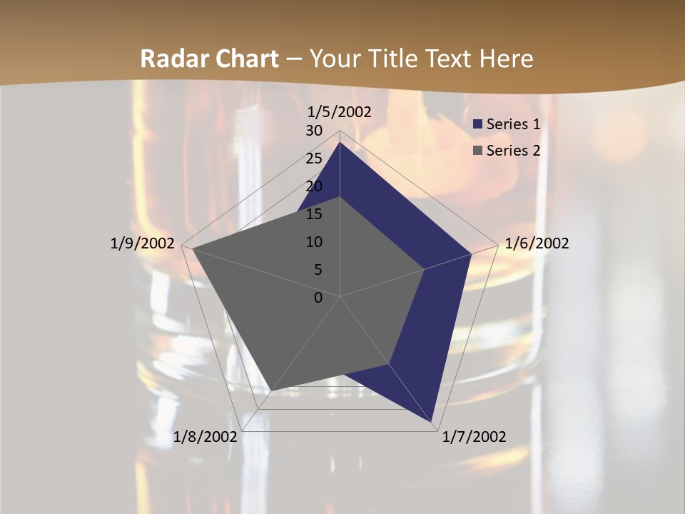 Vibrant Alcoholic Orange PowerPoint Template