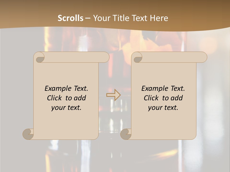Vibrant Alcoholic Orange PowerPoint Template