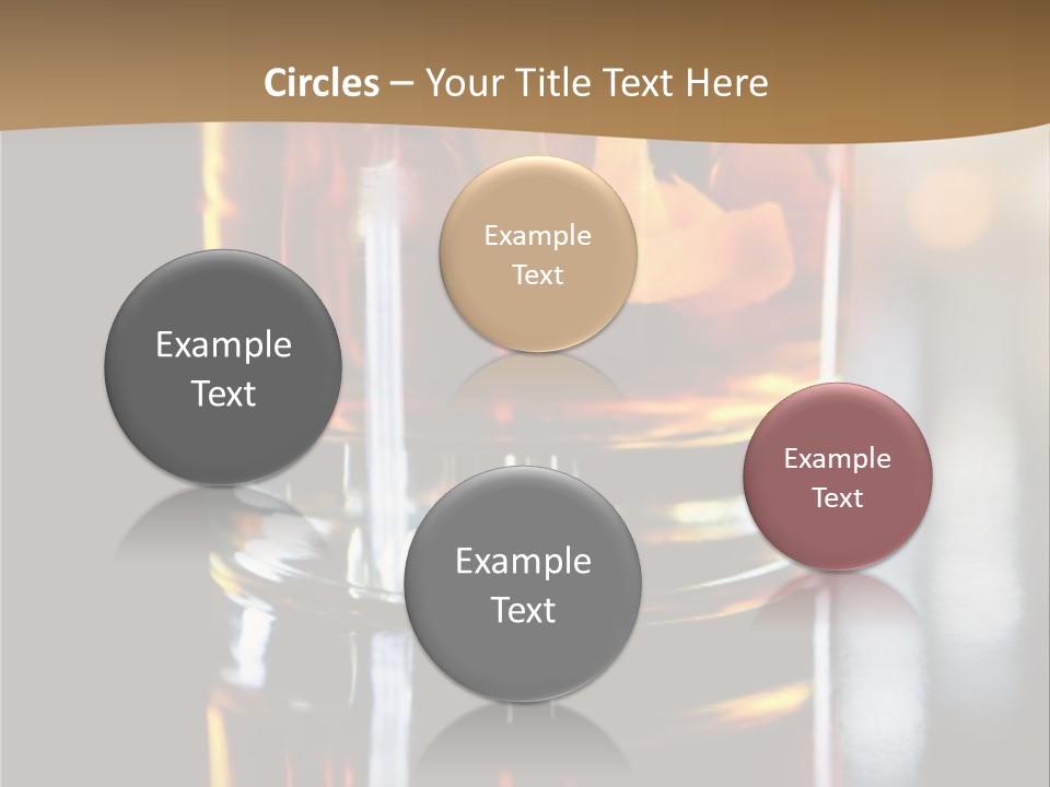 Vibrant Alcoholic Orange PowerPoint Template