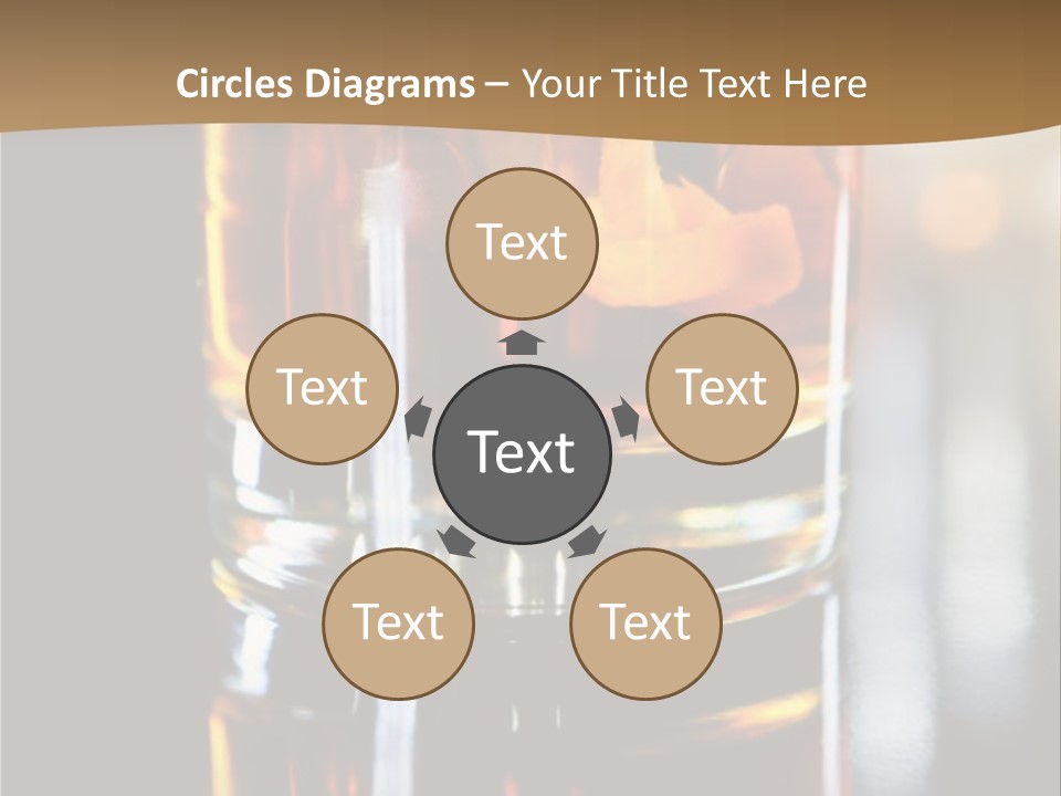 Vibrant Alcoholic Orange PowerPoint Template