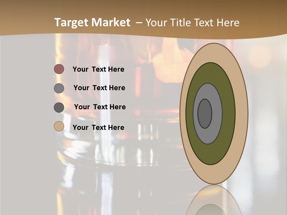 Vibrant Alcoholic Orange PowerPoint Template