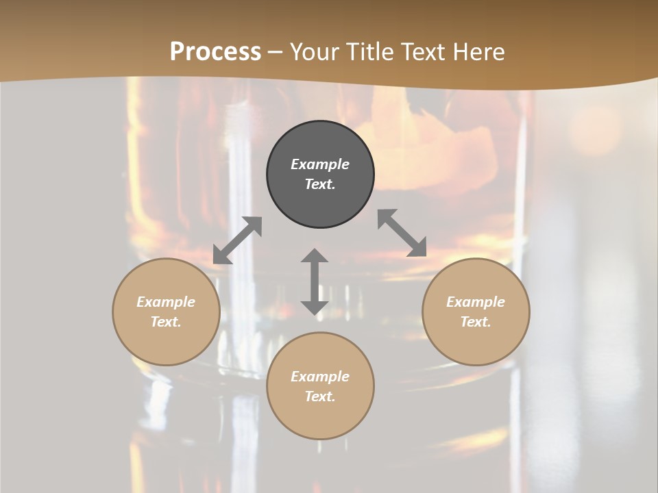 Vibrant Alcoholic Orange PowerPoint Template