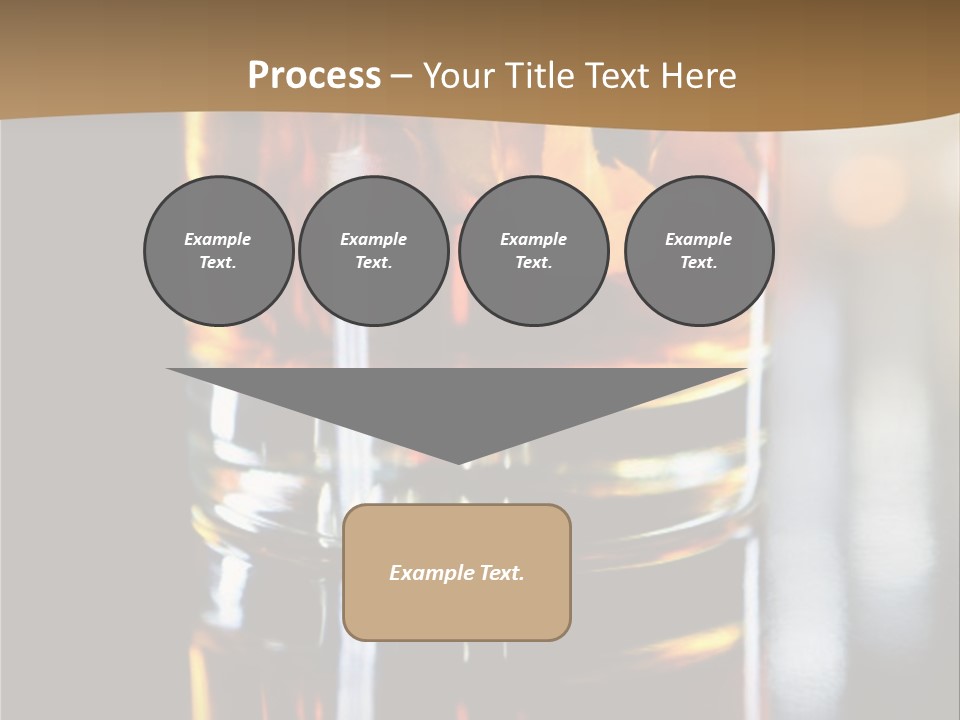 Vibrant Alcoholic Orange PowerPoint Template