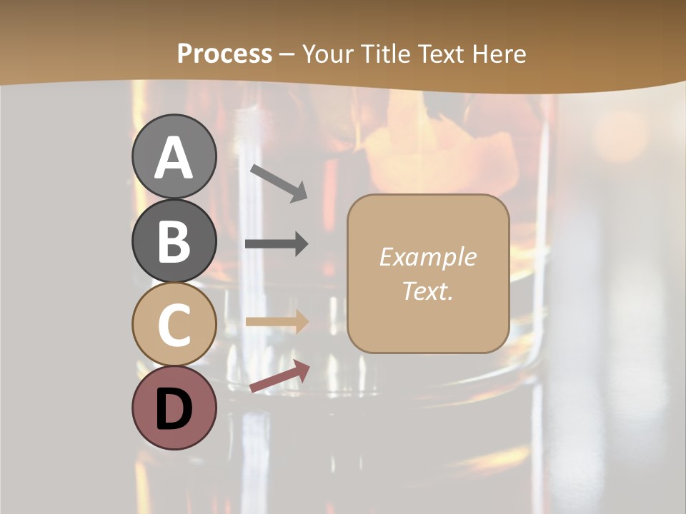 Vibrant Alcoholic Orange PowerPoint Template