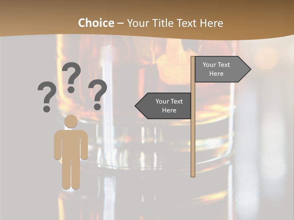 Vibrant Alcoholic Orange PowerPoint Template