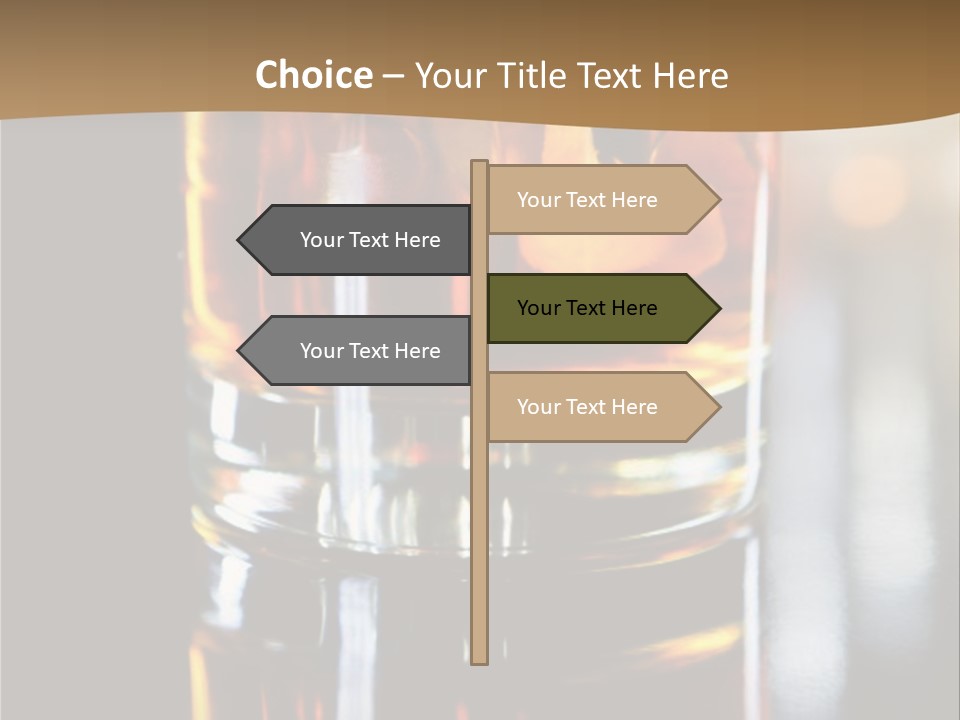 Vibrant Alcoholic Orange PowerPoint Template