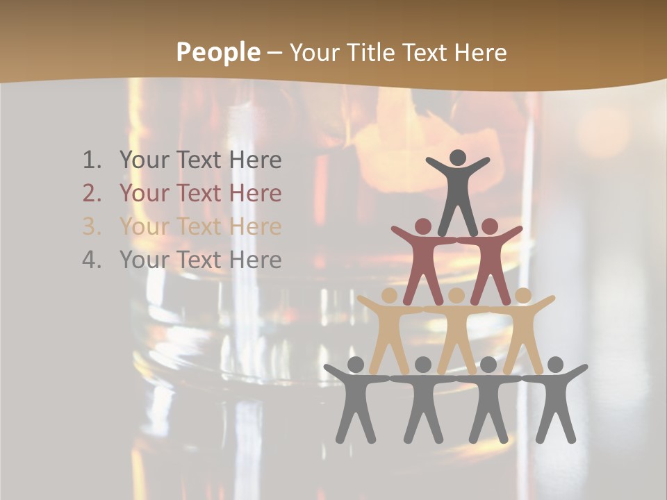 Vibrant Alcoholic Orange PowerPoint Template