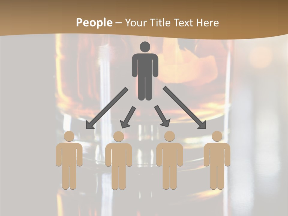 Vibrant Alcoholic Orange PowerPoint Template