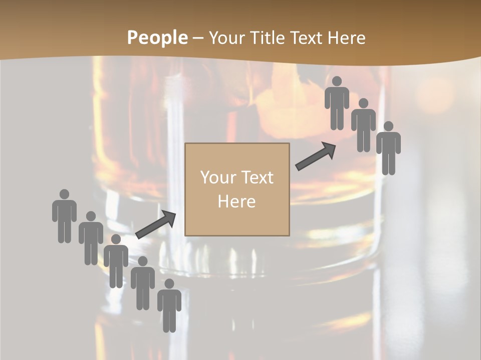 Vibrant Alcoholic Orange PowerPoint Template
