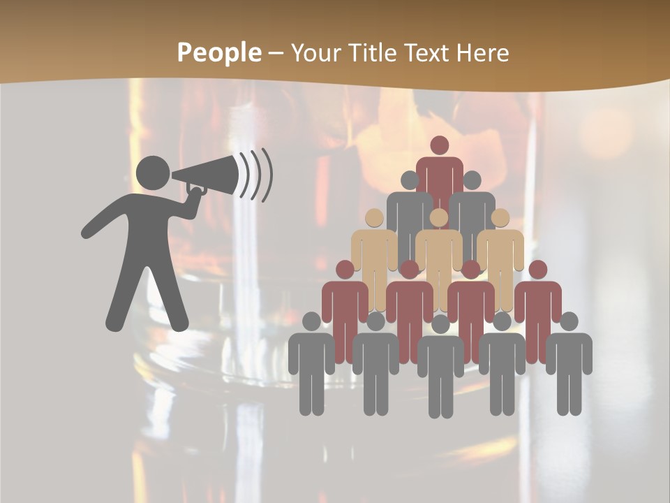 Vibrant Alcoholic Orange PowerPoint Template