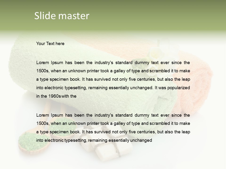 Healthy Wellness Nature PowerPoint Template