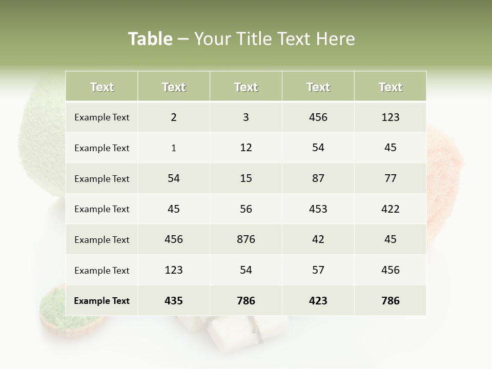 Healthy Wellness Nature PowerPoint Template