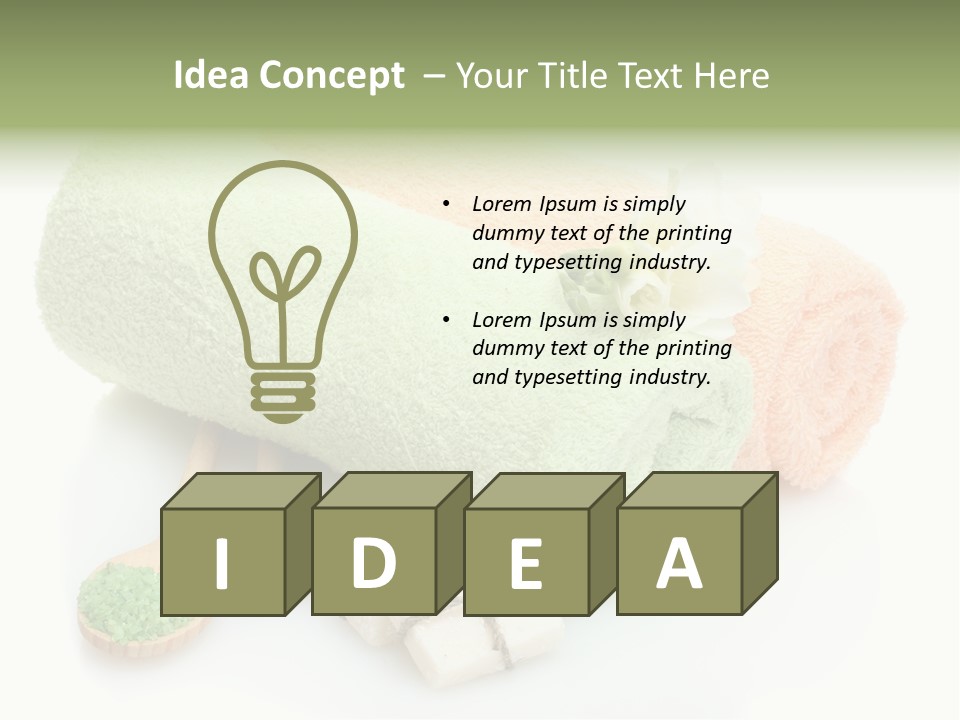 Healthy Wellness Nature PowerPoint Template