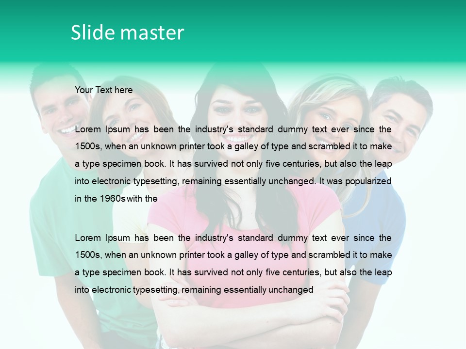 Young Guys University PowerPoint Template