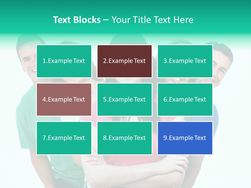 Young Guys University PowerPoint Template