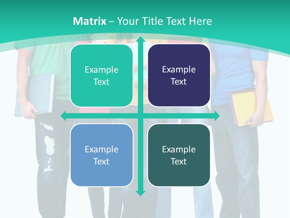 Beautiful Group Girl PowerPoint Template