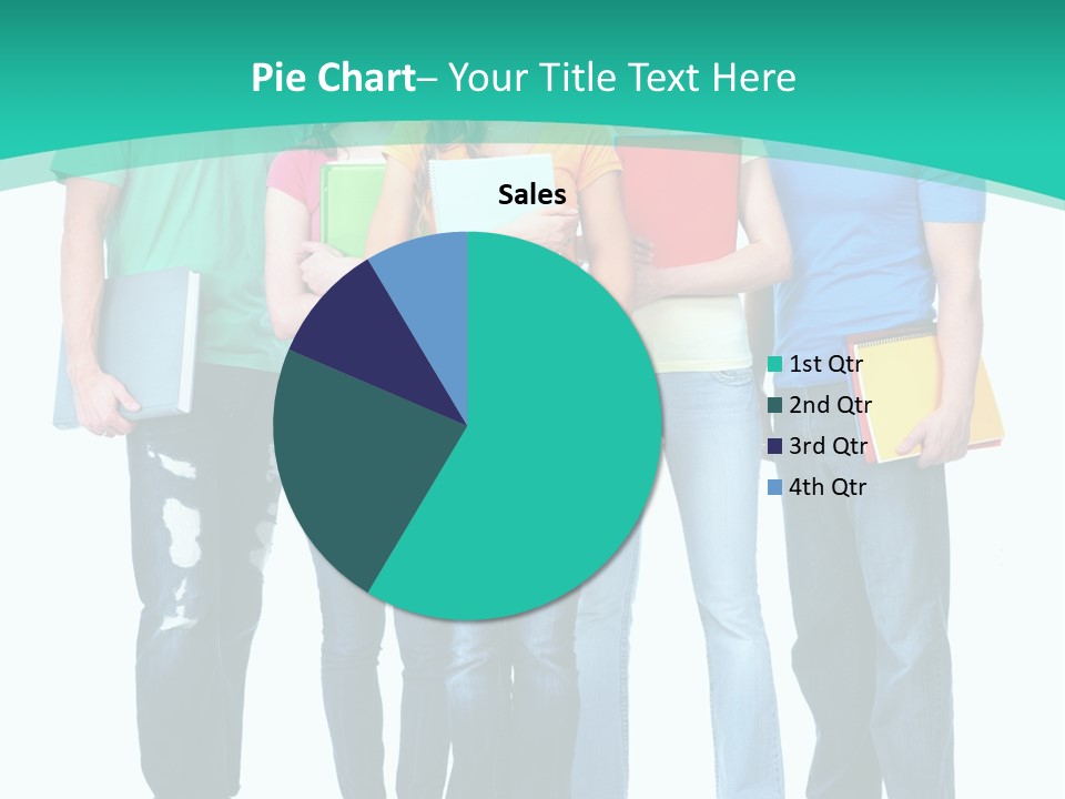 Beautiful Group Girl PowerPoint Template