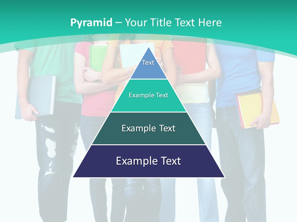 Beautiful Group Girl PowerPoint Template