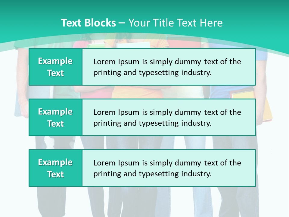 Beautiful Group Girl PowerPoint Template
