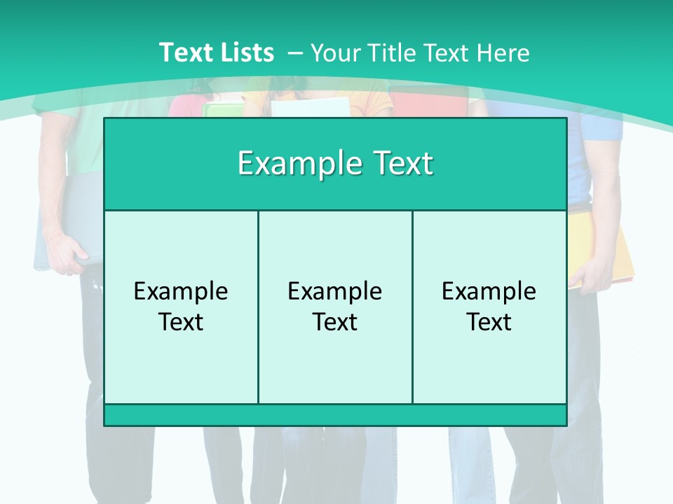 Beautiful Group Girl PowerPoint Template
