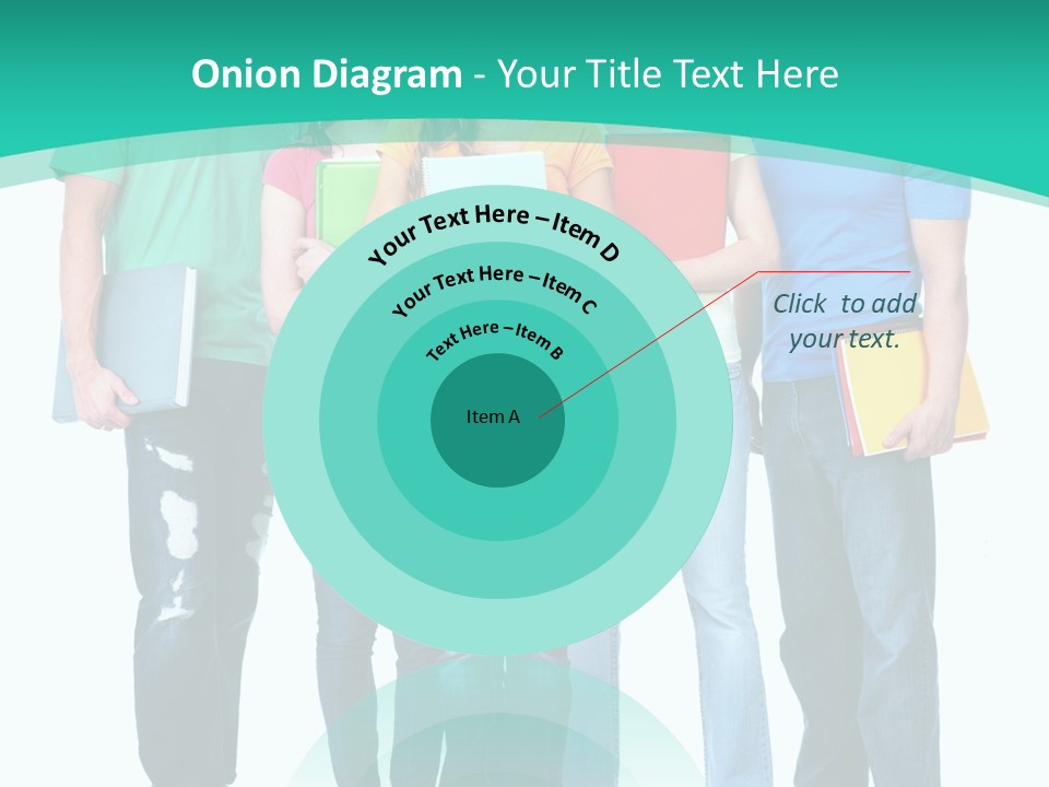 Beautiful Group Girl PowerPoint Template