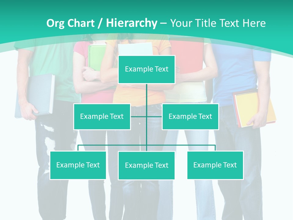 Beautiful Group Girl PowerPoint Template