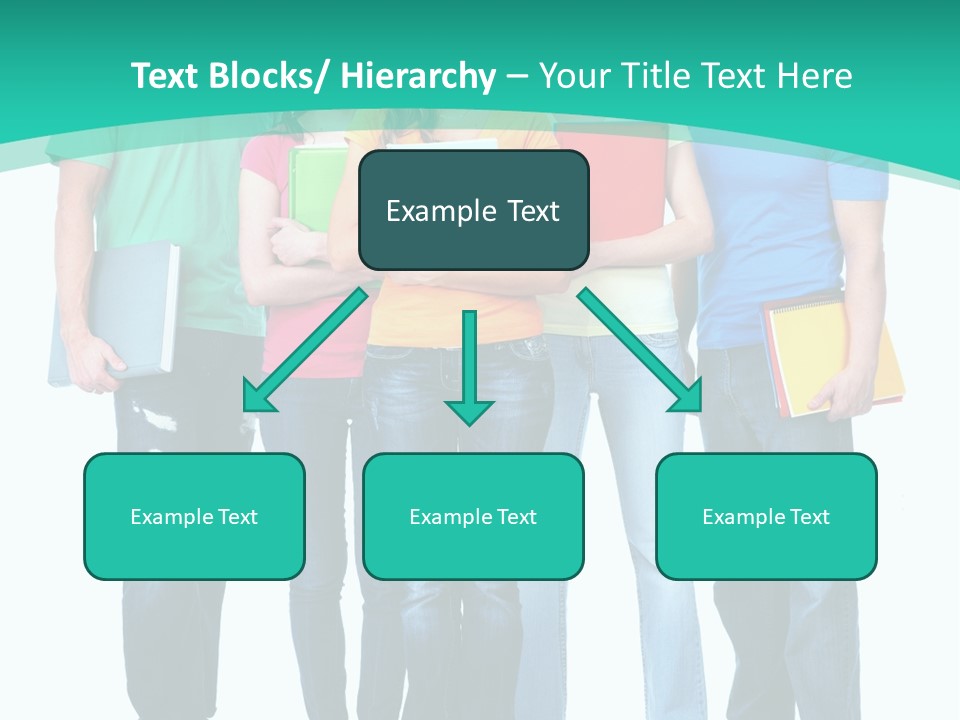 Beautiful Group Girl PowerPoint Template