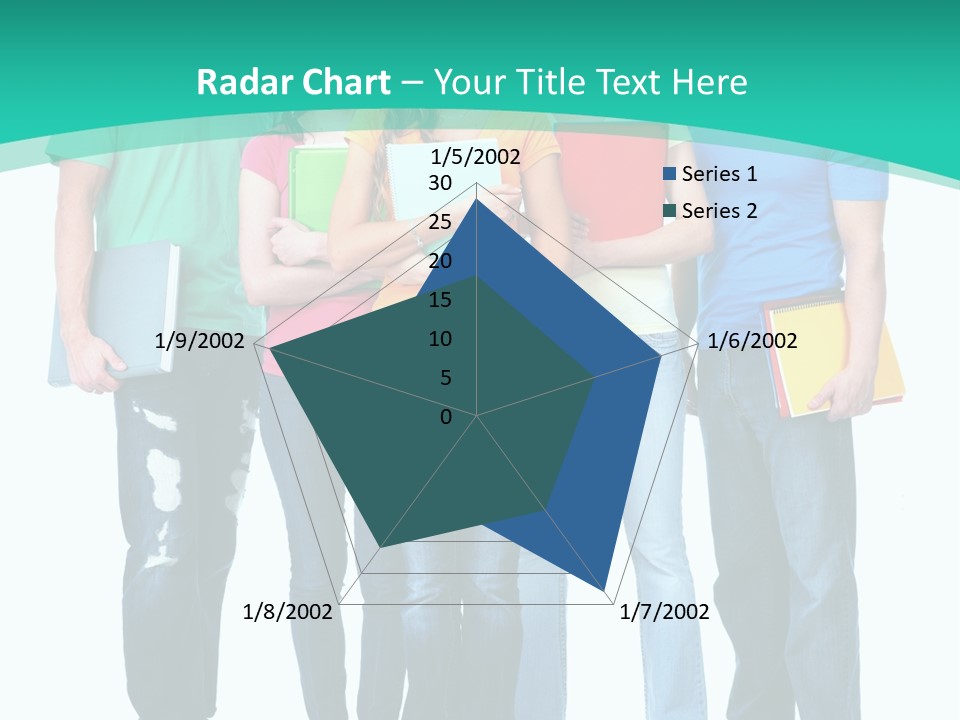 Beautiful Group Girl PowerPoint Template