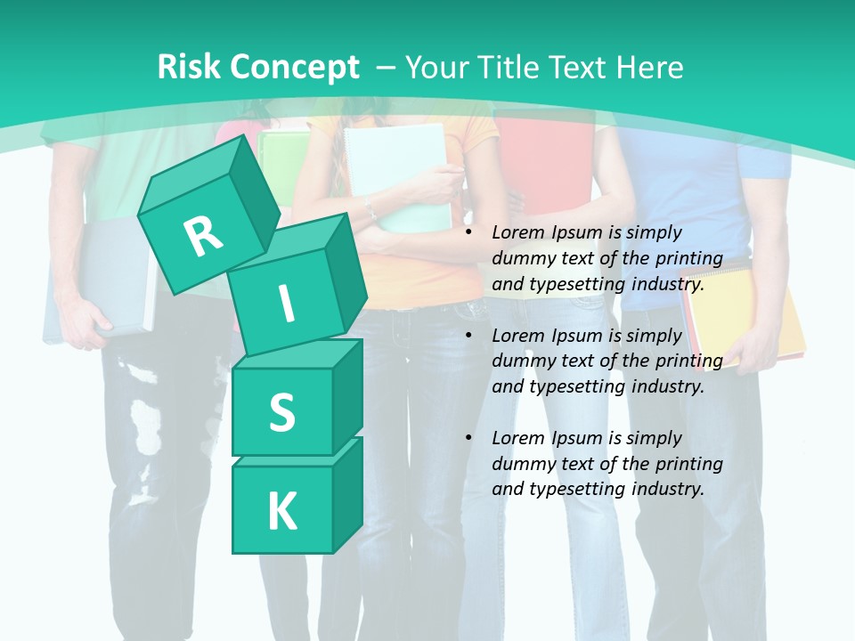 Beautiful Group Girl PowerPoint Template