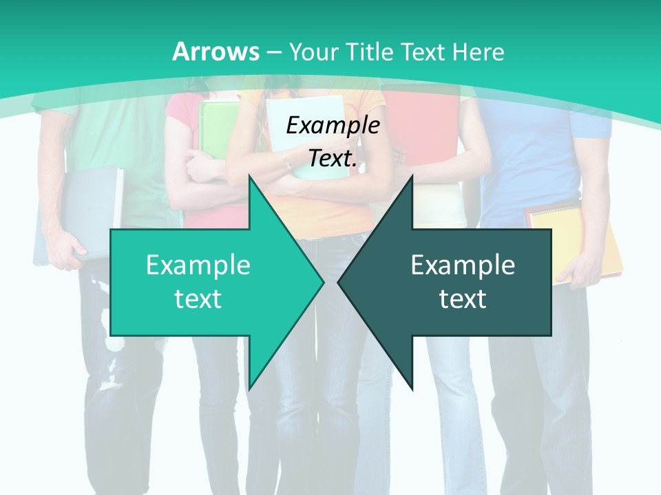 Beautiful Group Girl PowerPoint Template