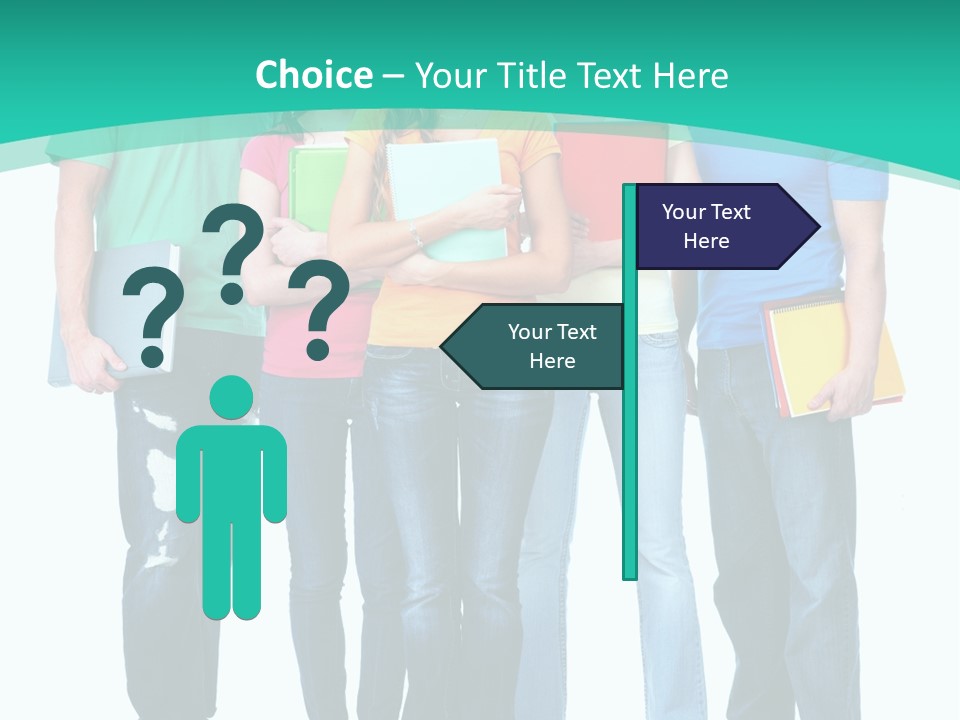 Beautiful Group Girl PowerPoint Template