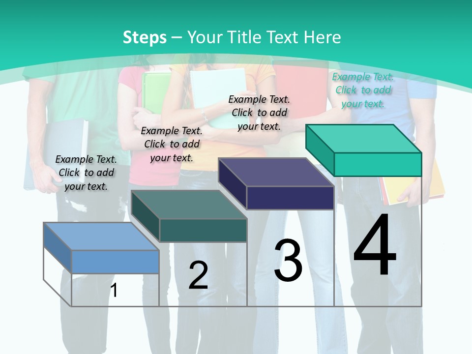 Beautiful Group Girl PowerPoint Template