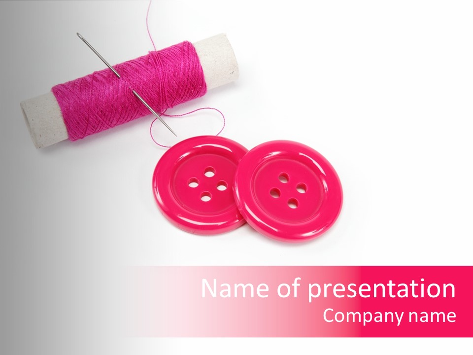 Group Plastic Handiwork PowerPoint Template