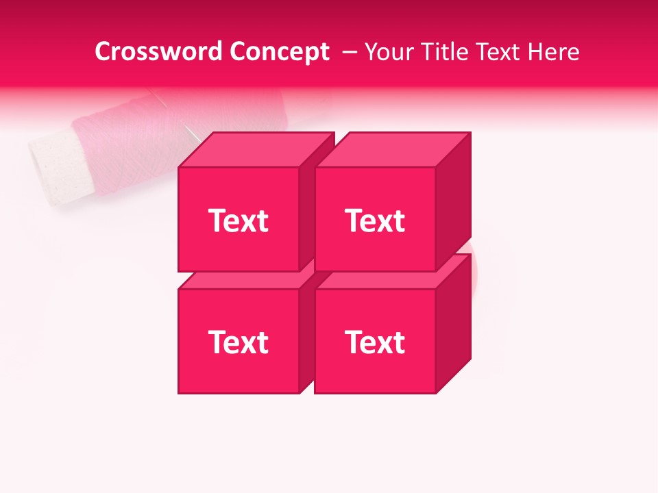 Group Plastic Handiwork PowerPoint Template