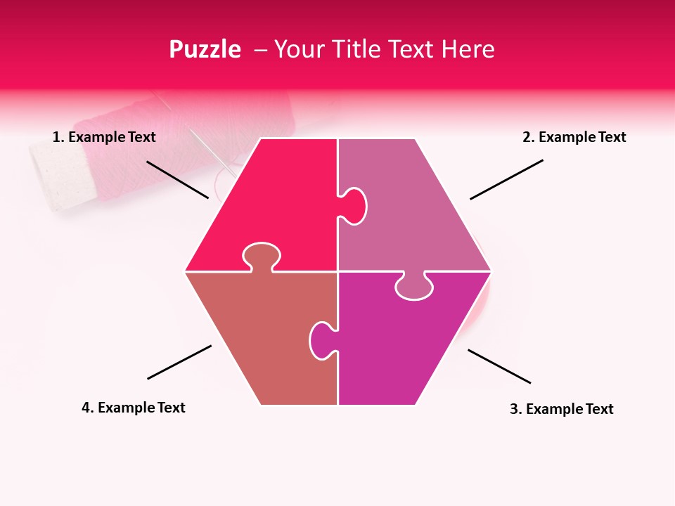 Group Plastic Handiwork PowerPoint Template