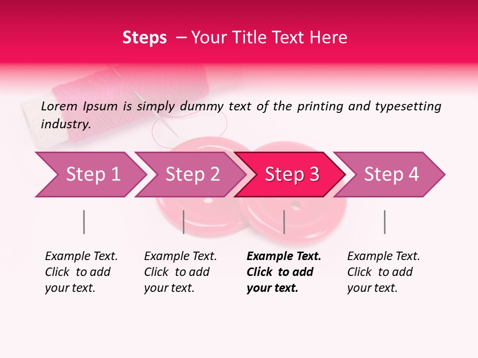 Group Plastic Handiwork PowerPoint Template