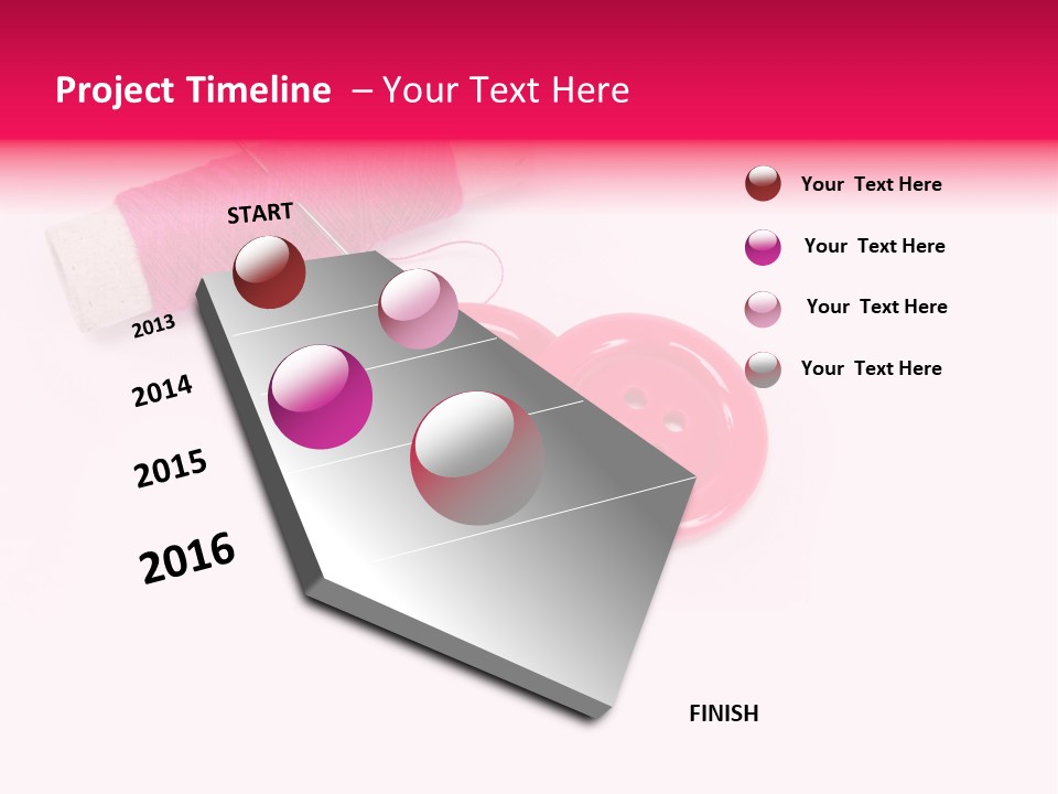Group Plastic Handiwork PowerPoint Template