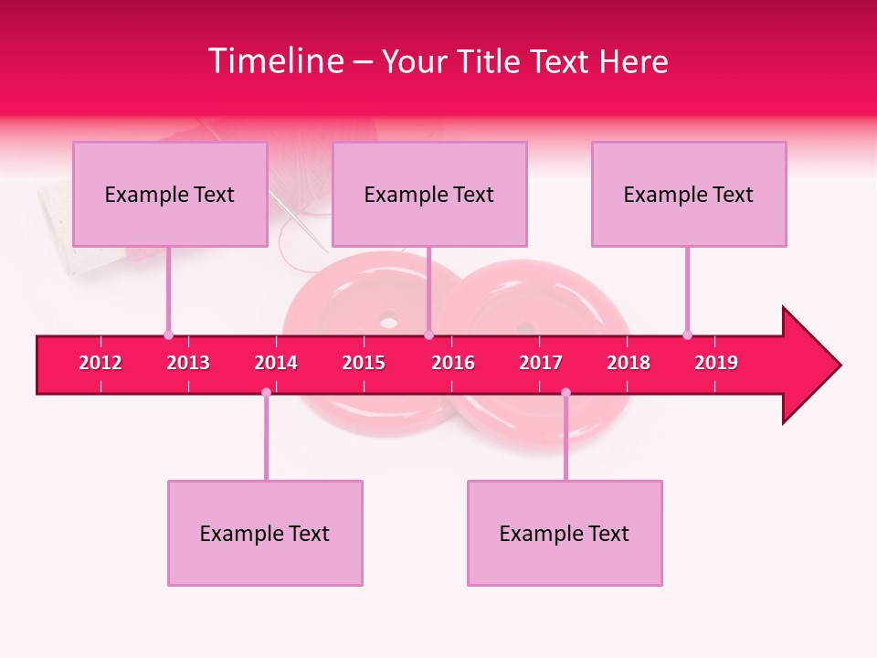 Group Plastic Handiwork PowerPoint Template