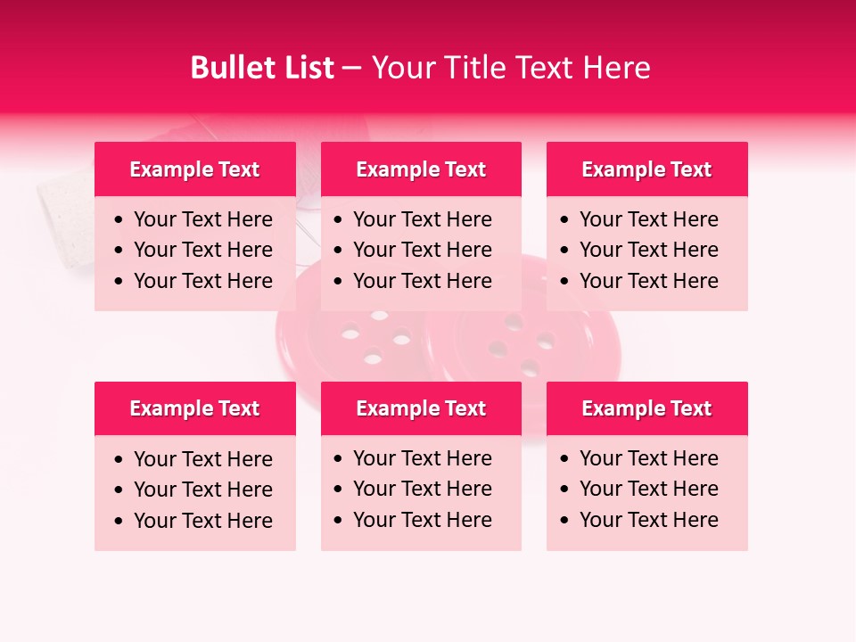 Group Plastic Handiwork PowerPoint Template
