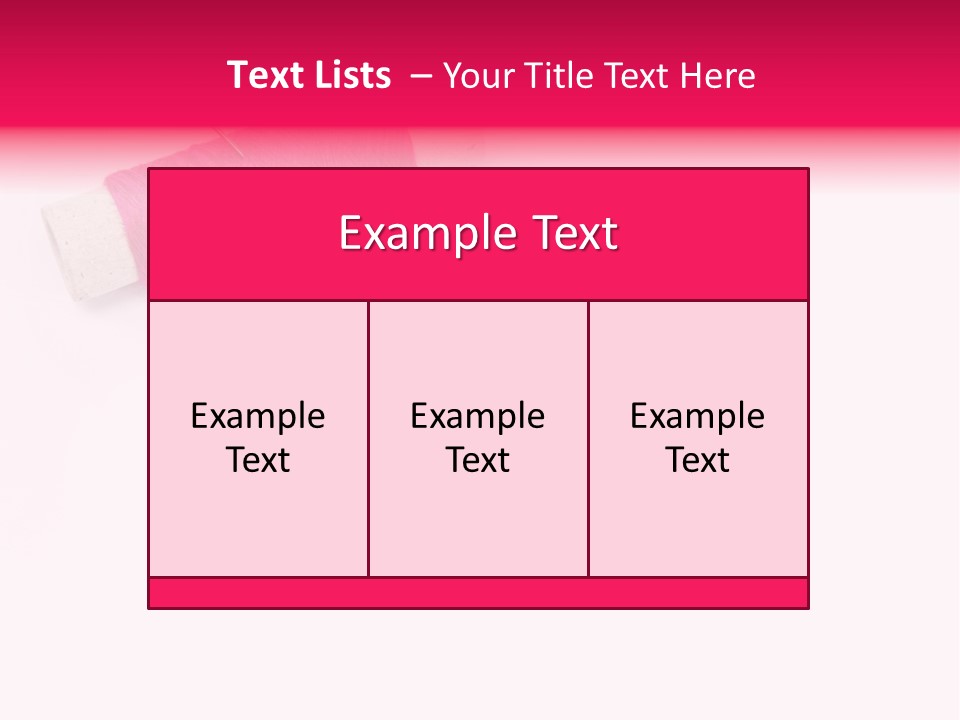 Group Plastic Handiwork PowerPoint Template