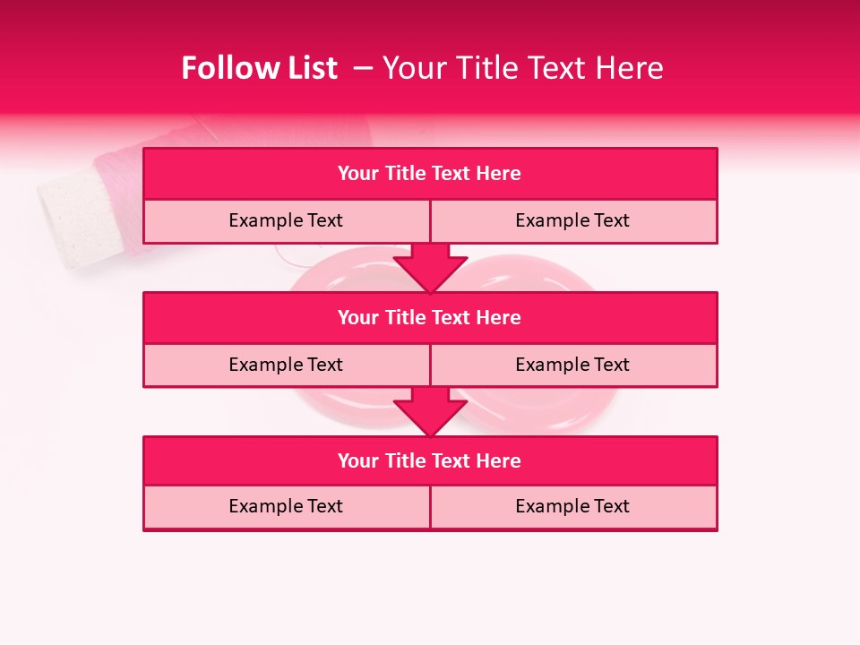Group Plastic Handiwork PowerPoint Template