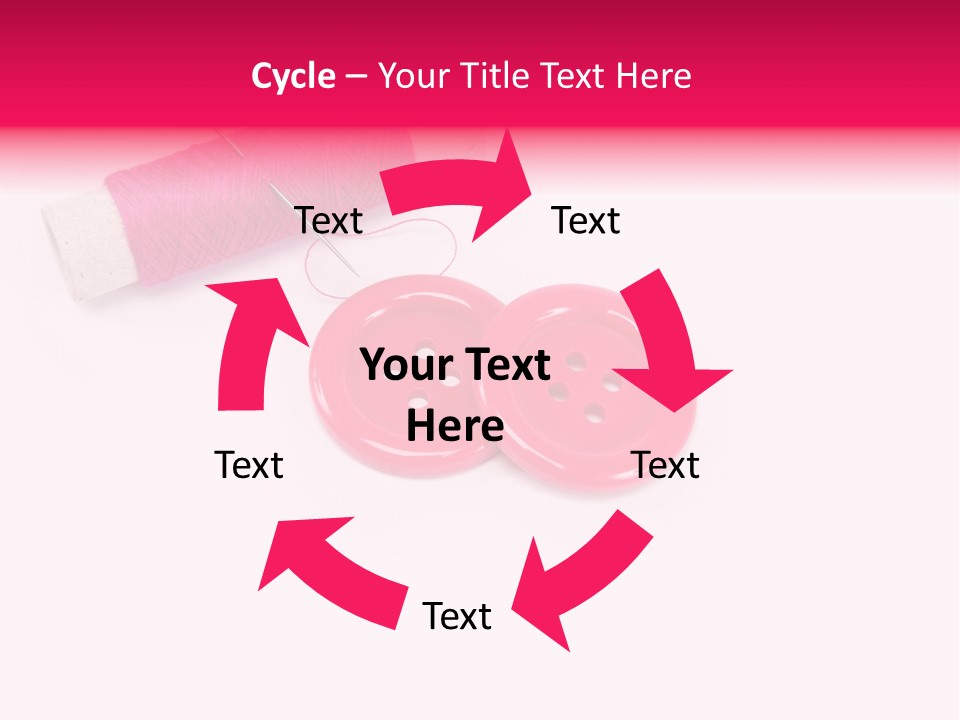 Group Plastic Handiwork PowerPoint Template