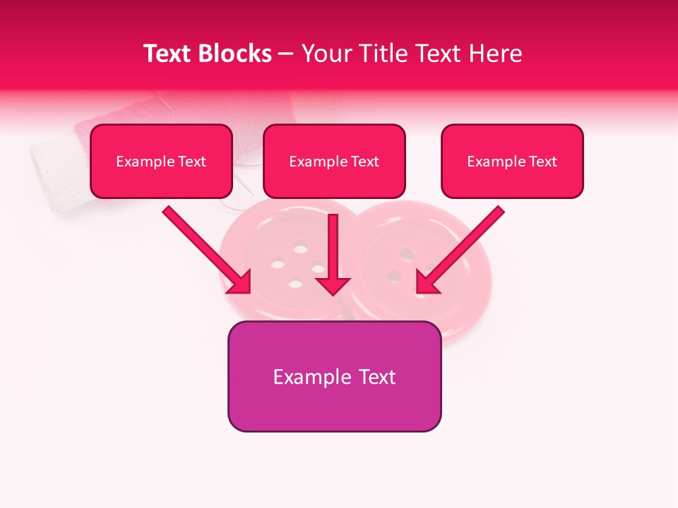 Group Plastic Handiwork PowerPoint Template