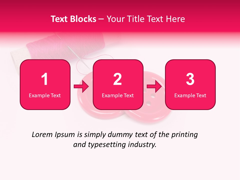 Group Plastic Handiwork PowerPoint Template