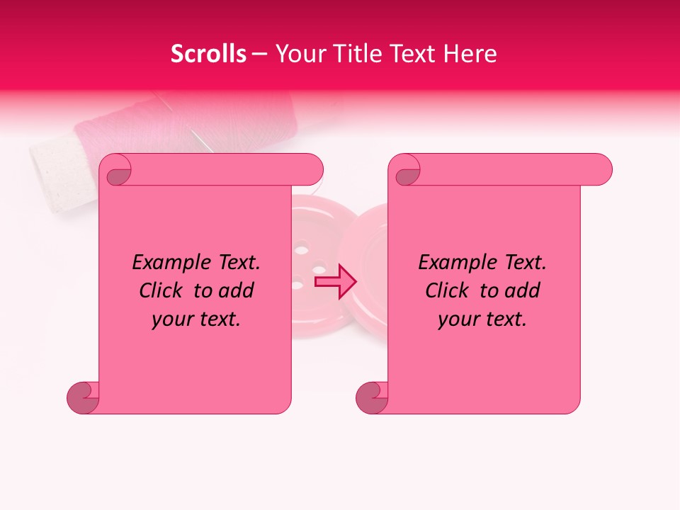 Group Plastic Handiwork PowerPoint Template
