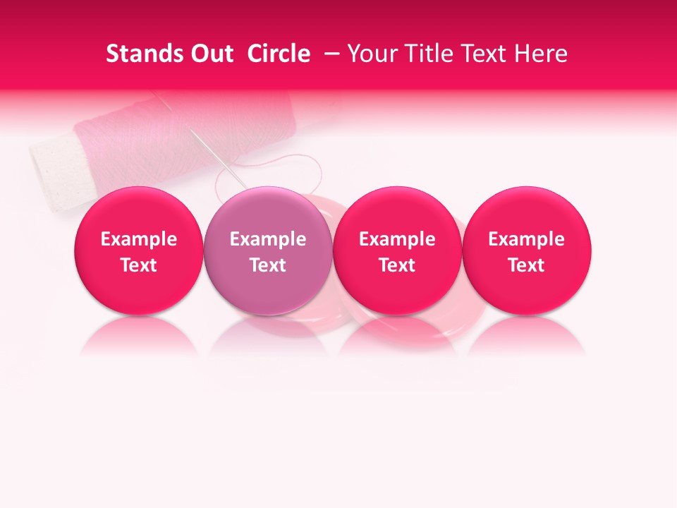 Group Plastic Handiwork PowerPoint Template