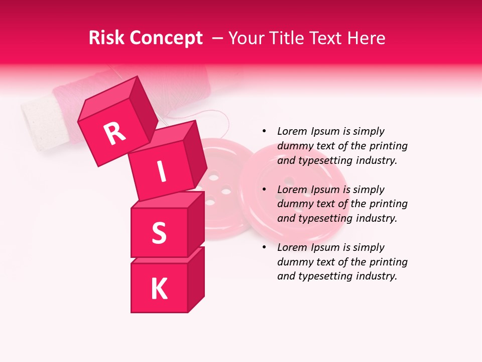 Group Plastic Handiwork PowerPoint Template