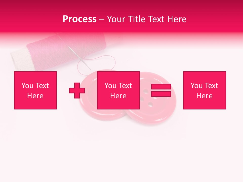 Group Plastic Handiwork PowerPoint Template