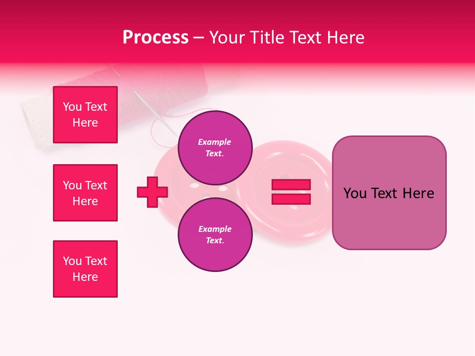Group Plastic Handiwork PowerPoint Template